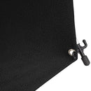 Westcott X-Drop Fabric Backdrop Sweep Kit (Rich Black, 8 x 13')