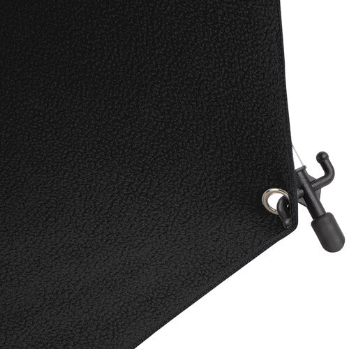 Westcott X-Drop Fabric Backdrop Kit (Rich Black, 8 x 8')