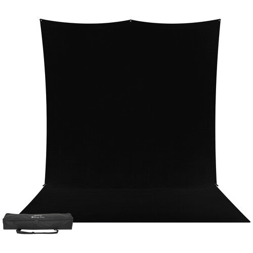 Buy Westcott X-Drop Fabric Backdrop Sweep Kit (Rich Black, 8 x 13')