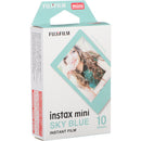 FUJIFILM INSTAX MINI Sky Blue Instant Film (10 Exposures)