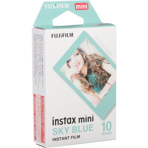 FUJIFILM INSTAX MINI Sky Blue Instant Film (10 Exposures)