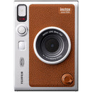 FUJIFILM INSTAX MINI EVO Hybrid Instant Camera - Brown