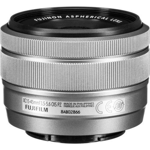 FUJIFILM XC 15-45mm f/3.5-5.6 OIS PZ Lens - Silver