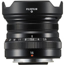 FUJIFILM XF 16mm f/2.8 R WR Lens - Black