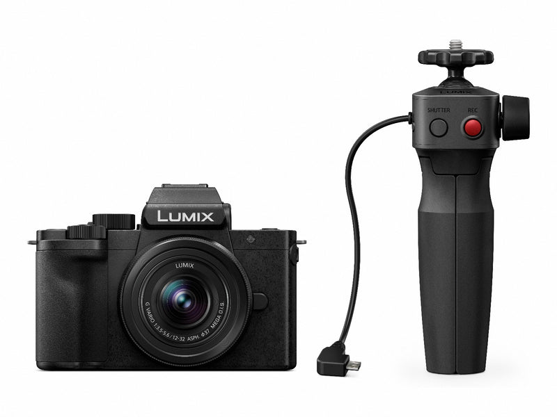 Panasonic LUMIX G100 Mirrorless 4K Vlogging Kit -w 12-32mm Lens and Tripod Grip - Black