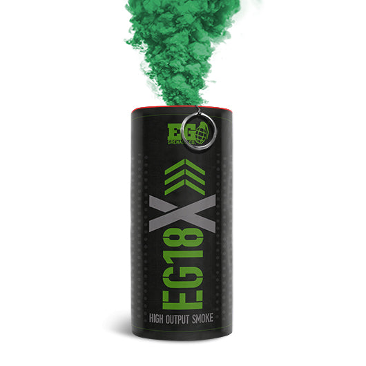 Enola Gaye EG18X High Output Wire Pull Smoke Grenade-Green