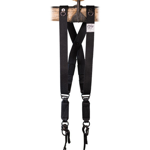 HoldFast Money Maker Two-Camera Swagg Harness (Cotton Canvas Black)