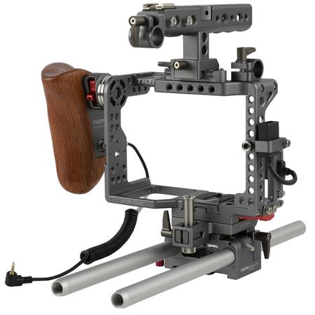 Buy Tilta Handheld Camera Cage Rig with Wooden Handgrip For Panasonic GH5