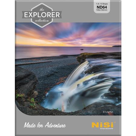 NiSi Explorer Collection 100x100mm IR ND64 (1.8) 6-Stop Neutral Density Filter