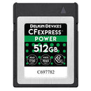 Delkin Devices 512GB CFexpress 1.0 POWER Memory Card, 1730MB-s Read, 1540MB-s Write