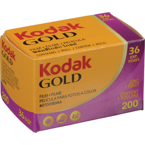 Kodak Gold 200 Film, 35mm, 36 Exposures
