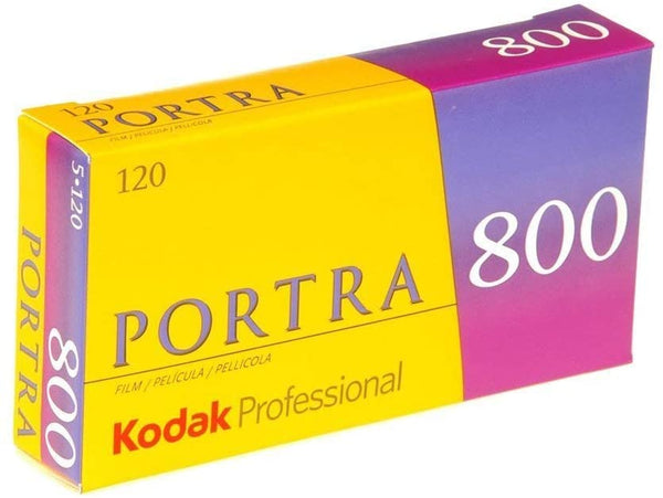 KODAK PROFESSIONAL PORTRA 800 FILM, 120, 5-PACK