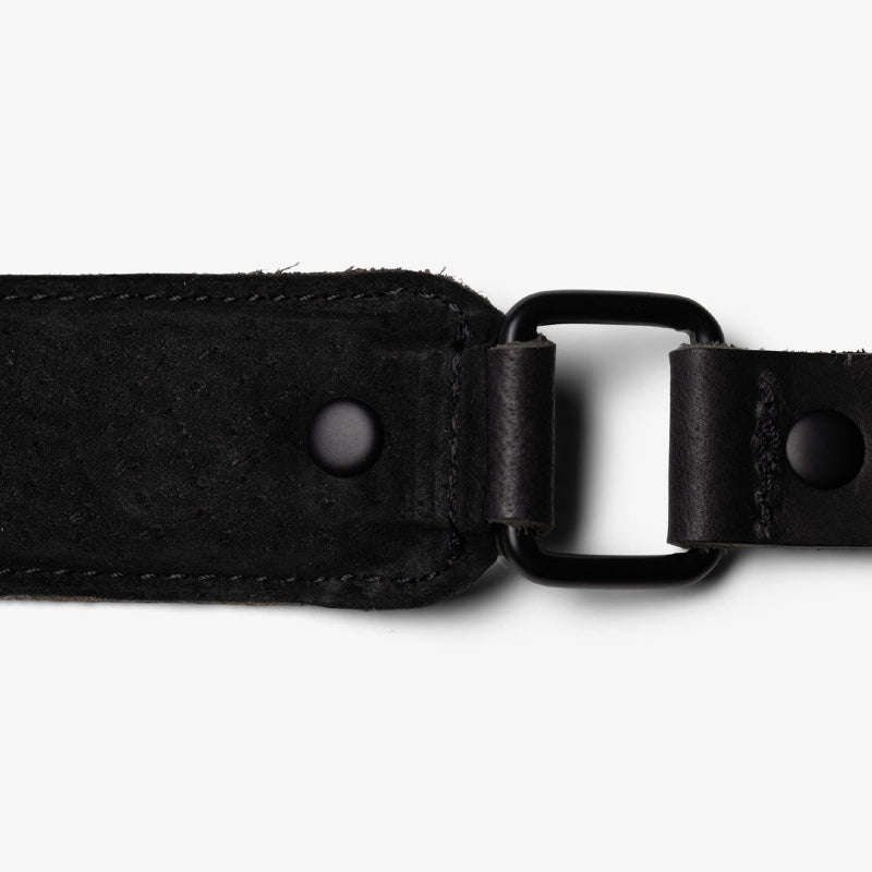 Langly Leather Camera Strap - Black