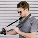 Buy Langly Leather Camera Strap - Black