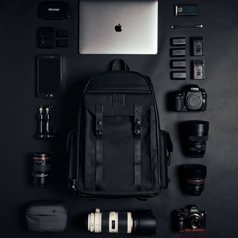 Langly Multi Globetrotter Camera Backpack - Black