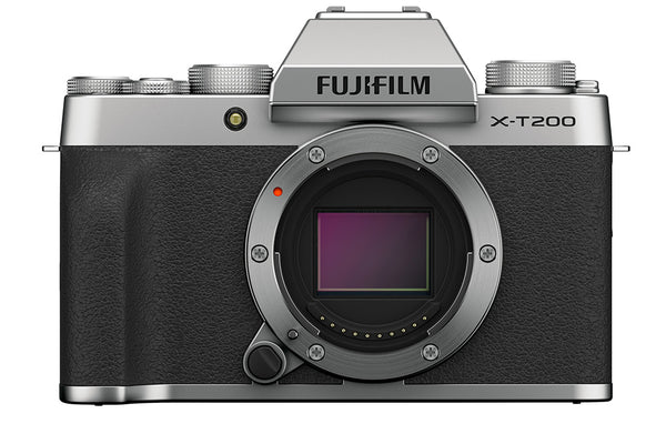 FUJIFILM X-T200 Mirrorless Digital Camera (Body Only, Silver)