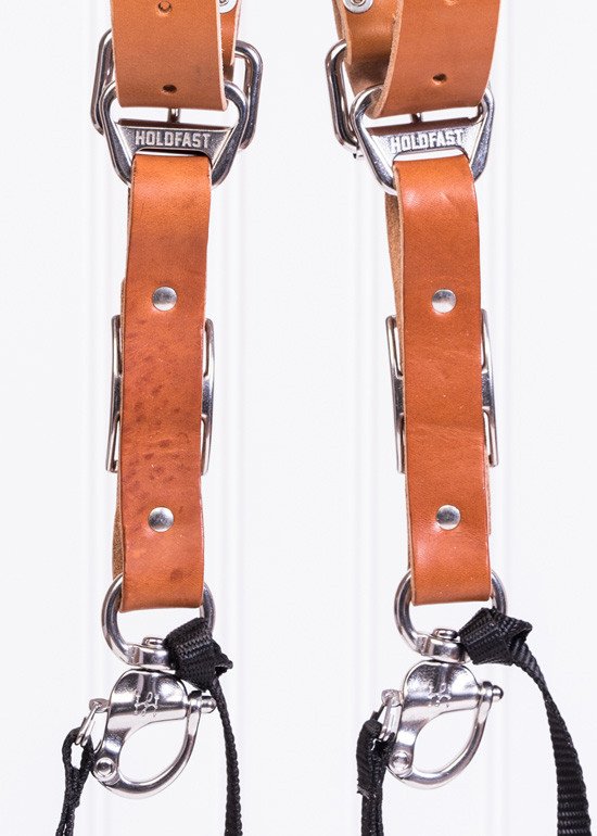 Buy HoldFast Gear Money Maker Two-Camera Harness with Silver Hardware (English Bridle, Tan, Medium)