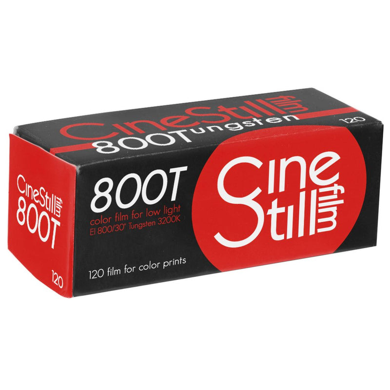 Cinestill 800T Tungsten C-41 Color Negative Film, 120 Film