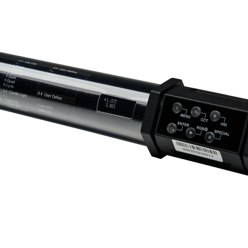 Nanlite PavoTube 30C 4' RGBW LED Tube with Internal Battery 2-Light Kit