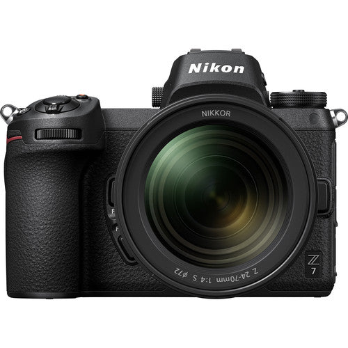 Buy Nikon Z 7 FX-Format Mirrorless Camera Body w/ Nikkor Z 24-70mm f/4 S Lens front