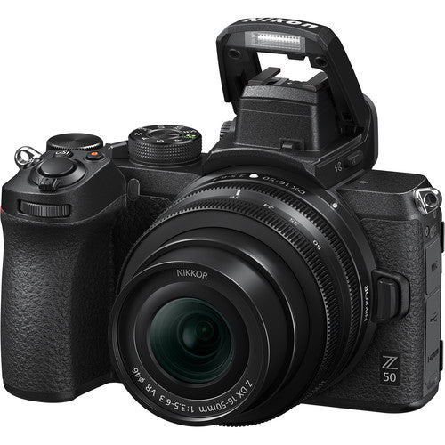 Buy Nikon Z 50 DX-format Mirrorless Camera Body w/ NIKKOR Z DX 16-50mm f/3.5-6.3 VR front