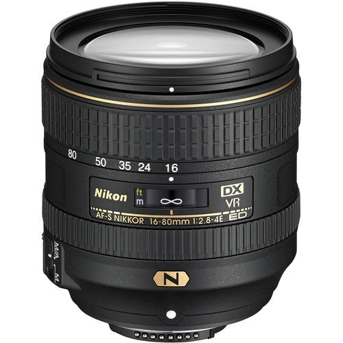 Nikon NIKKOR 16-80mm f/2.8-4E ED VR AF-S DX Lens - 20055
