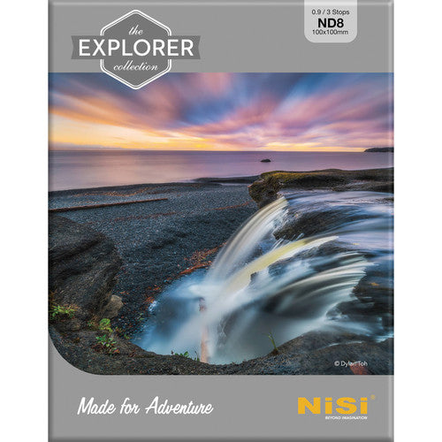 Buy NiSi Explorer Collection 100x100mm Nano IR Neutral Density filter – ND8 (0.9) – 3 Stop