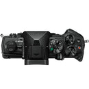 Buy Olympus OM-D E-M5 Mark III Mirrorless Digital Camera with 14-150mm Lens Black top
