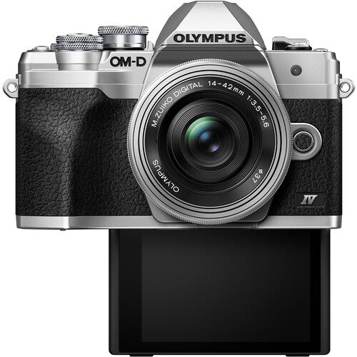 Olympus OM-D E-M10 Mark IV Mirrorless Camera - Silver