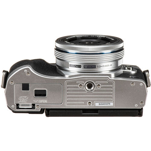 New Olympus OM-D E-M10 Mark IV Mirrorless Digital Camera Body (Silver)