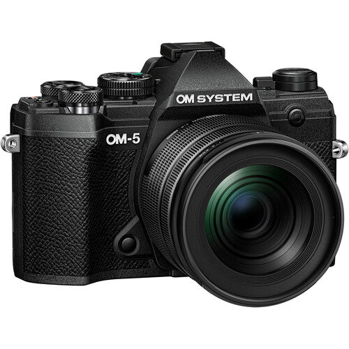 OM SYSTEM OM-5 Mirrorless Camera with 12-45mm f-4 PRO Lens - Black