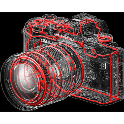 OM SYSTEM OM-5 Mirrorless Camera with 12-45mm f-4 PRO Lens Silver