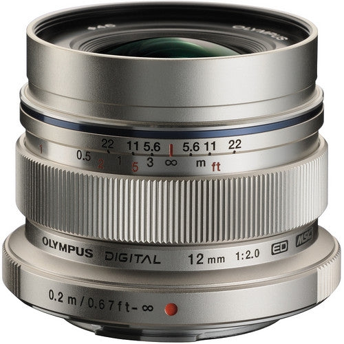 Buy Olympus M.Zuiko 12mm f2.0 Lens - Silver
