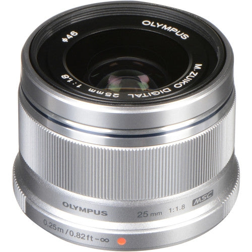Olympus M.Zuiko 25mm f/1.8 Lens - Silver