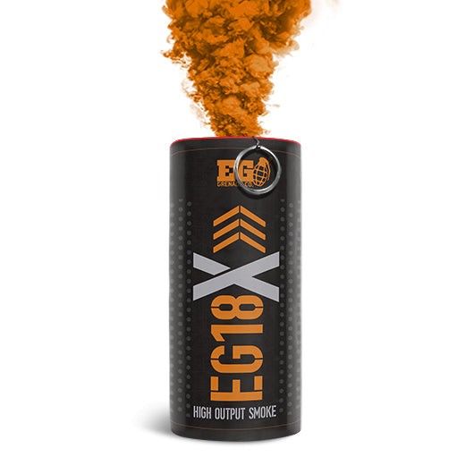 Enola Gaye EG18X High Output Wire Pull Smoke Grenade-Orange