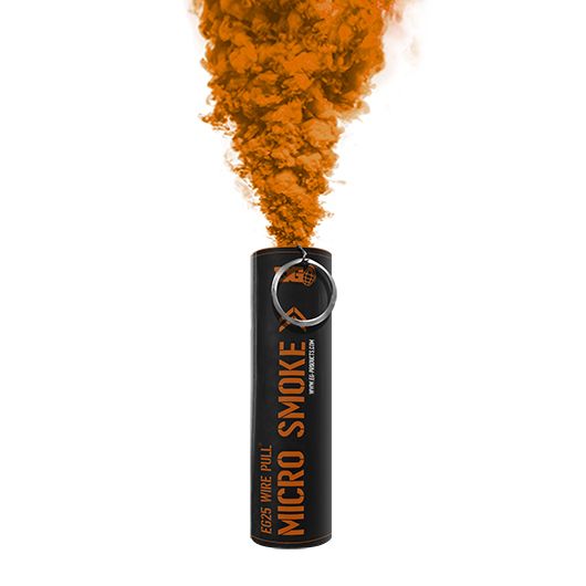 Enola Gaye EG25 Wire Pull Micro Smoke Grenade - Orange