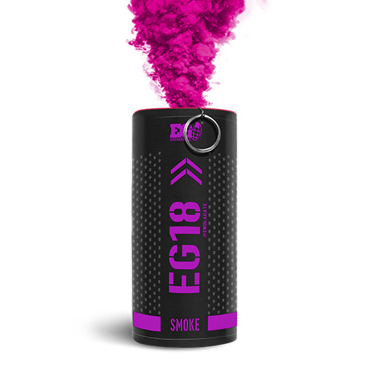 Enola Gaye EG18 High Output Wire Pull Smoke Grenade-Pink