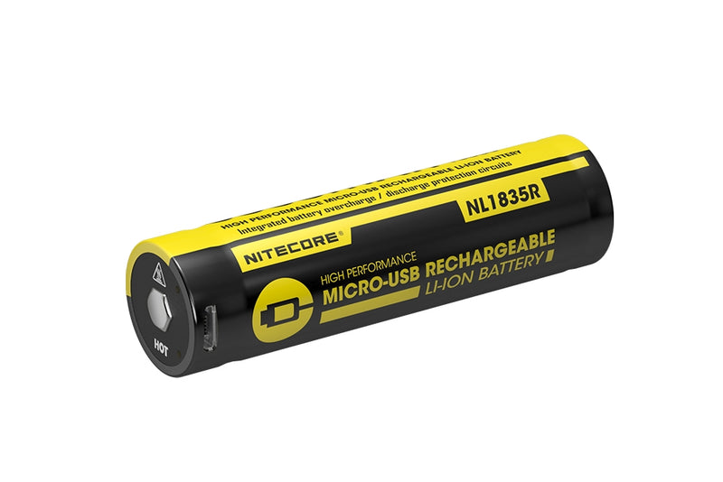 Nitecore 3500mAh 3.6V Protected Li-ion Battery with Micro-USB Charging Port
