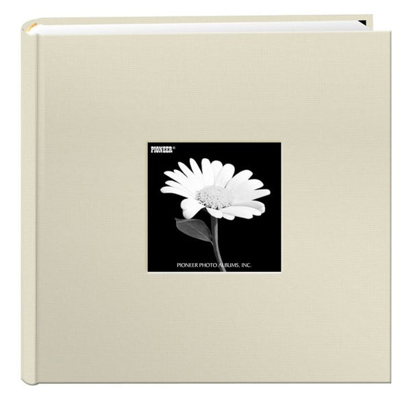 Buy Pioneer Photo Albums Fabric Frame 200 Pocket 4x6 Photo Album - Ivory White