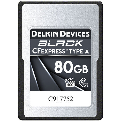 Buy Delkin Devices 80GB BLACK CFexpress Type A Memory Card
