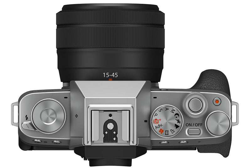 FUJIFILM X-T200 Mirrorless Digital Camera with XC15-45mm lens Kit ,Silver