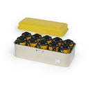 Kodak Steel 120-135 Film Case (Yellow Lid-Silver Body)