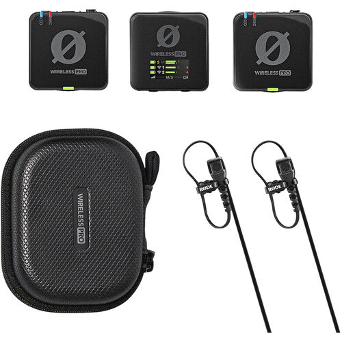 Buy RODE Wireless PRO 2-Person Clip-On Wireless Microphone System/Recorder with Lavaliers (2.4 GHz)
