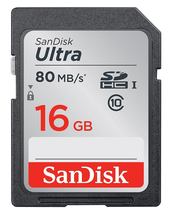 Sandisk Ultra SDHC UHS-I Card 16GB