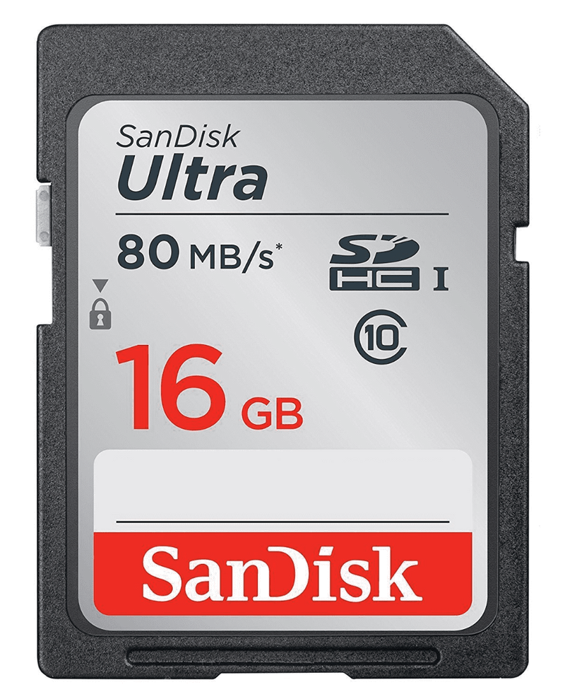 Sandisk Ultra SDHC UHS-I Card 16GB