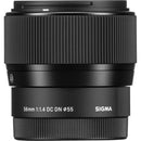 Buy Sigma 56mm F1.4 Contemporary DC DN Lens for Sony E front