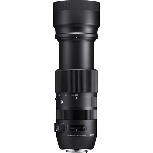 Buy Sigma 100-400mm F5-6.3 Contemporary DG OS HSM Lens Canon EF mount front