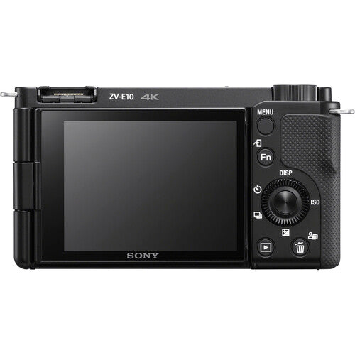 Sony Alpha ZV-E10 Mirrorless Camera with 16-50mm Lens (Black)