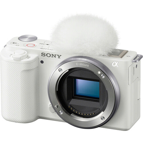 Buy Sony ZV-E10 Mirrorless Camera White front