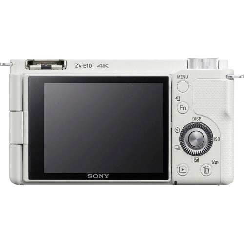 Sony Alpha ZV-E10 Mirrorless Camera (Body Only) - White